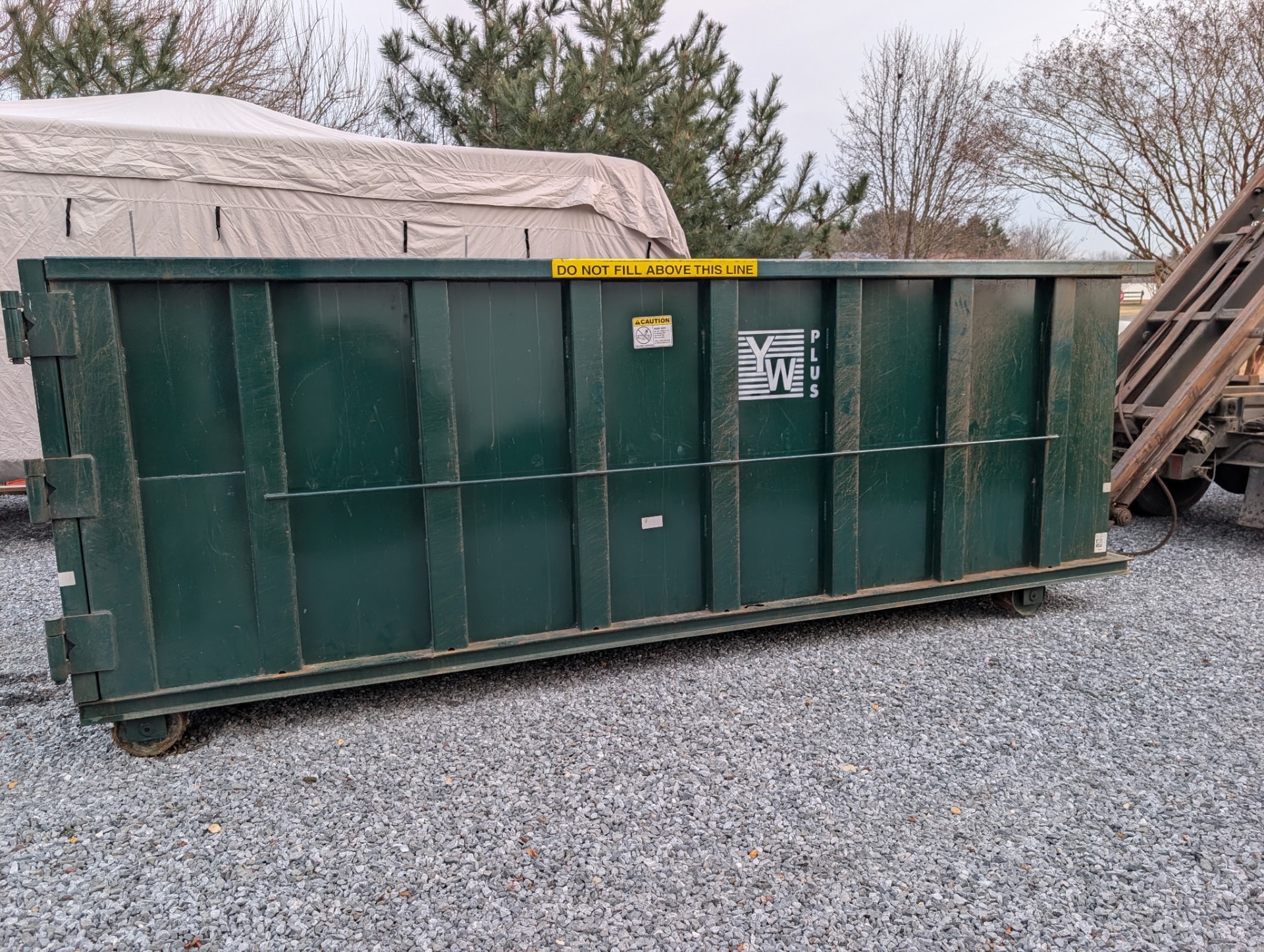 20 yard roll-off dumpster from Yard Works Plus